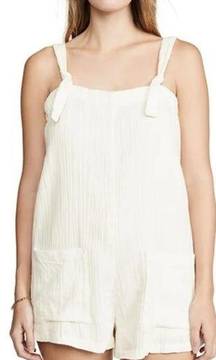 L SPACE white romper