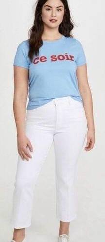 Good American  good curve ivory white cropped new without tags jeans