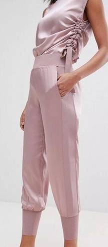 Ted Baker  Pink Satin Jogger Pants