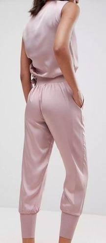 Ted Baker  Pink Satin Jogger Pants