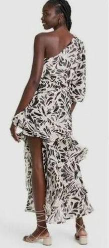 Alexis  Botanical Black & White Dress Size Small