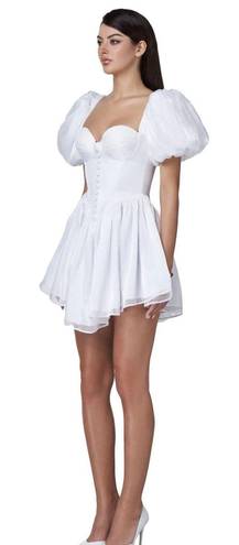 Here Comes the Sun Adeirlina “ White Mini Dress”