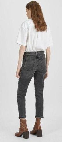 Alexander Wang  Denim Jeans High Rise Slim Fitting Charcoal Gray Jeans Size 27