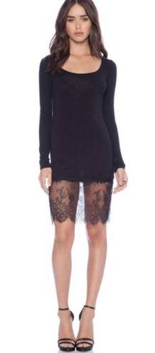 BCBGMAXAZRIA Livi Black Lace Dress