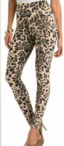 Kardashian Kollection , leopard print leggings size large