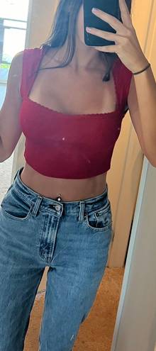 Red Crop Top Multiple Size XS