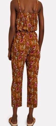 One Piece Xirena Jumpsuit Floral Printed Sydnee Orange  Jumpsuit Size M