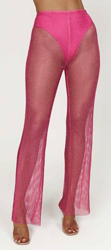 Meshki Pink Mesh Pants