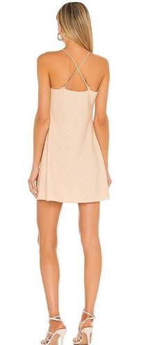 L'Academie NWT L’Academie Chessa Dress in Tan-Sand Yellow