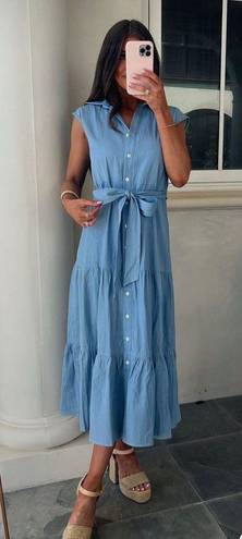 These Three Boutique Blue Midi Dress