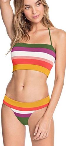 Robin Piccone Suzie Color Block Banded Bikini Bottom