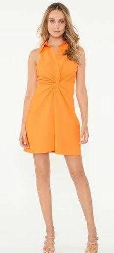 Cinq à Sept NEW  Sleeveless McKenna Dress Clementine Orange