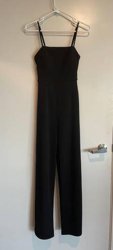 Francesca's Black Jumpsuit Size XXS