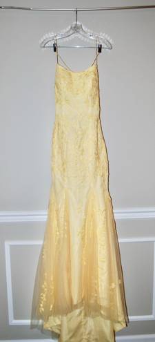 Yellow Prom Dress Size 2