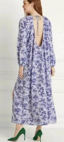 Hill House  The Simone Dress Lilac Tonal Floral Purple Size M NWT