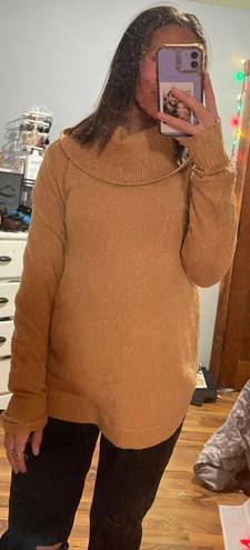 Tahari Tan Turtle Neck Sweater