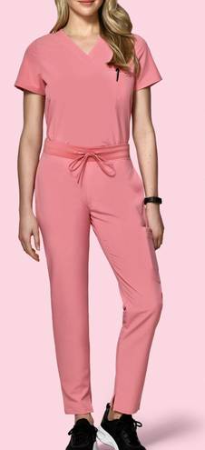 Mandala Peony Scrub Pants Pink