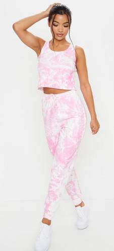 Pretty Little Thing  Pink Tie Dye Joggers 