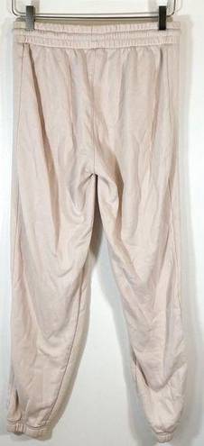 Aritzia tna airy fleece sweatpants light pink high rise pockets drawstring sz M Size M