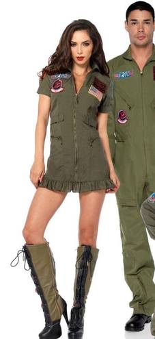 Leg Avenue  Top Gun Costume Flight Dress