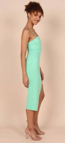 Petal and Pup  Zahra Green Midi Side Slit Dress 8