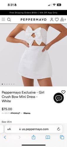 Peppermayo White Dress Bridal