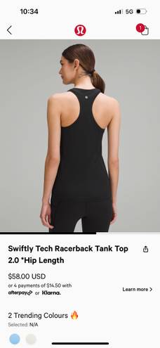 Lululemon Swiftly Tech Tank