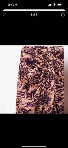 ZARA Printed Sarong And Top