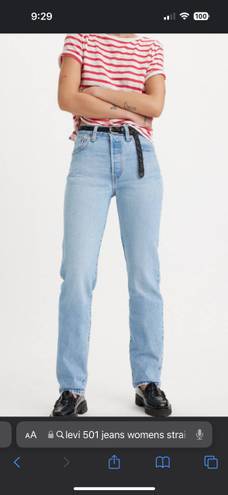 Levi’s Women’s 501 Straight-Leg Jeans