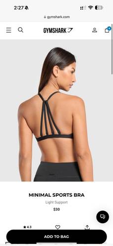 Gymshark Minimal Sports Bra