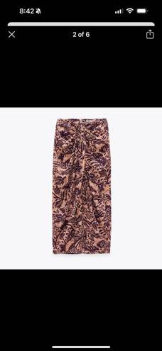 ZARA Printed Sarong And Top