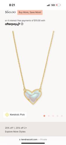 Kendra Scott Heart Necklace