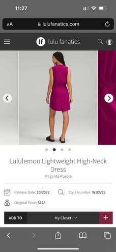 Lululemon Pink/purple Mini Dress