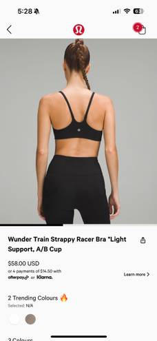 Lululemon Wunder Train Bra