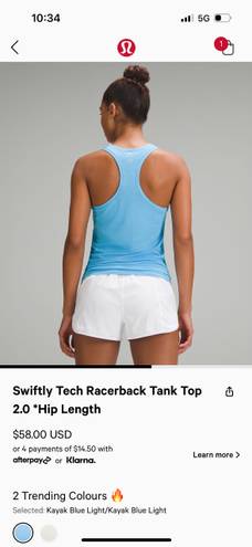 Lululemon Swiftly Tech Tank