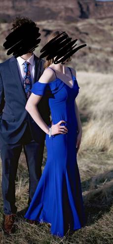 Stunning Royal Blue Prom Dress