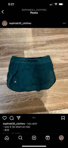 Lululemon Hotty Hot Skirt