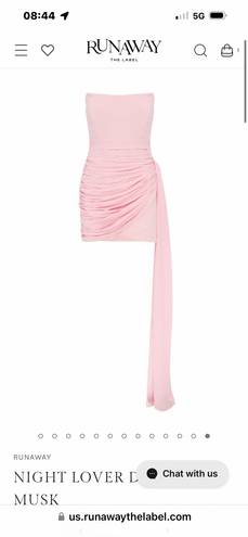 RUNAWAY THE LABEL Pink Night Lover Dress Hoco