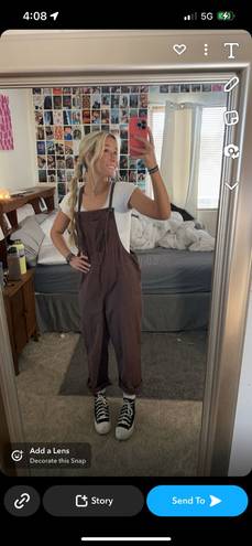 Aerie Fabric Overall Jumpsuit