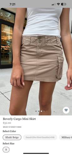 Brandy Melville Brandy Cargo Skirt