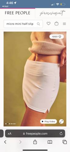 Free People Micro Mini Half Slip Skirt