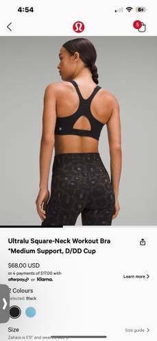 Lululemon Black Sports Bra