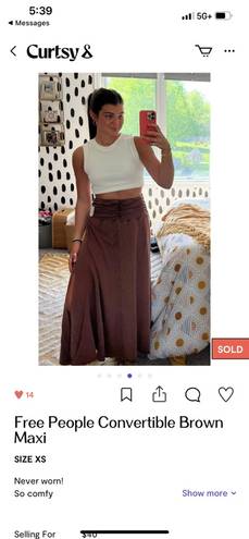 Free People Maxi Skirt