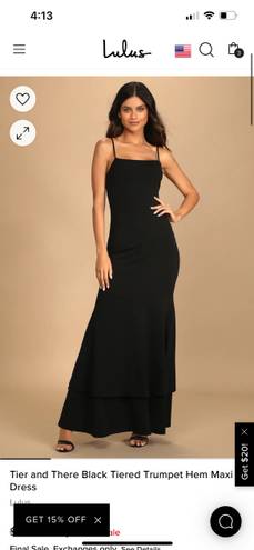 Lulus Tier And There Black Tiered Dress