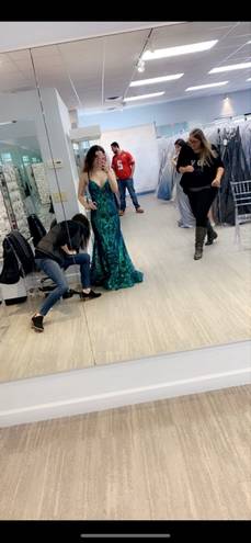 Ellie Wilde Prom Dress Green