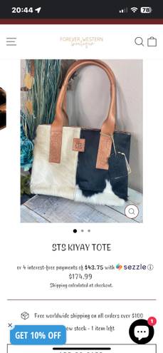 STS Ranchwear Yipee Kiyay Tote Black