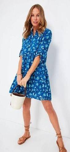 Tuckernuck  RO'S GARDEN  Blue Jacinta Deauville Dress Sz. S