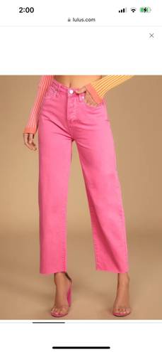 Lulus Pink Jeans