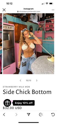 Strawberry Milk Mob Bikini