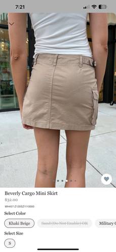 Brandy Melville Brandy Cargo Skirt